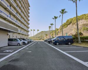 大黒リゾートホテルの駐車場