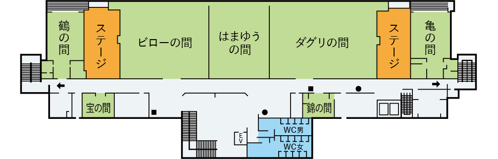東館3階平面図