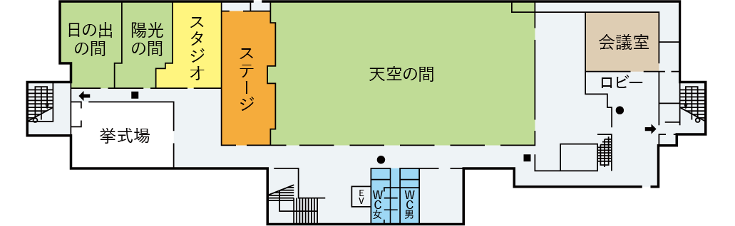 東館4階平面図