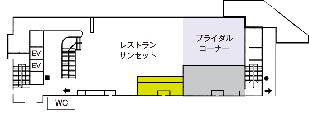 西館1階平面図