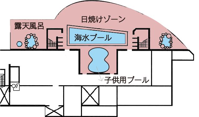 西館地下2階平面図